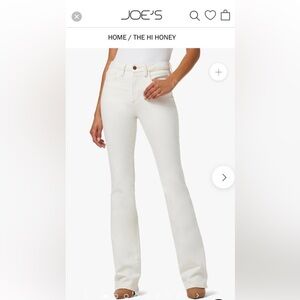 Joe's Jeans Women's White Boot Cut Jeans